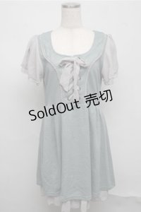 axes femme / オーナメントジャガドワンピース  グリーン S-25-07-20-036-AX-OP-HR-ZS