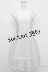 axes femme / レースシャーリングワンピース  ミント S-25-07-20-038-AX-OP-HR-ZI