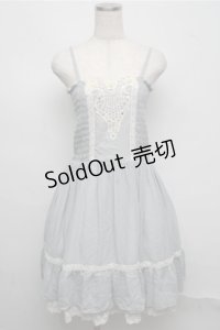 axes femme / レースシャーリングワンピース  ミント S-25-07-20-038-AX-OP-HR-ZI