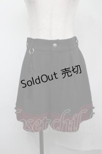 axes femme POETIQUE / チャイナ釦ショートパンツ  黒 S-25-07-21-059-AX-PA-AS-ZS