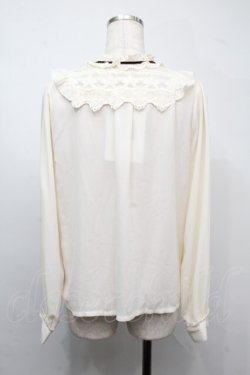 画像2: axes femme / ブローチ付きヴィンテージブラウス  オフ S-25-07-21-006-AX-BL-HR-ZS