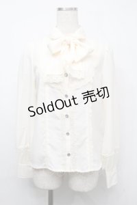 axes femme kawaii / ヨークタックブラウス  オフ S-25-07-21-007-AX-BL-AS-ZS