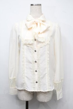 画像1: axes femme kawaii / ヨークタックブラウス  オフ S-25-07-21-007-AX-BL-AS-ZS