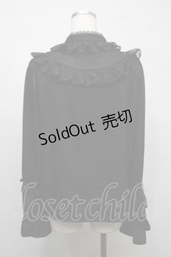 画像2: axes femme kawaii / ロココ姫袖ブラウス  黒 S-25-07-21-008-AX-BL-AS-ZS