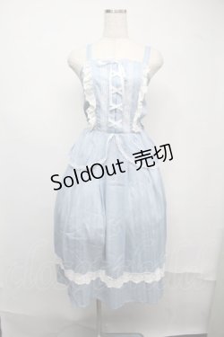 画像1: axes femme kawaii / ブリーズジャンパースカート  サックス S-25-07-21-027-AX-OP-AS-ZI