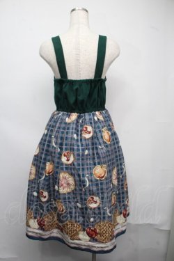 画像2: axes femme POETIQUE / アップルパイレースアップワンピース  グリーン S-25-07-21-032-AX-OP-AS-ZS