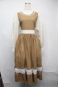 HirokoTokumine / ローズレースワンピース  ベージュ S-25-07-21-038-LO-OP-AS-ZS