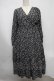 画像1: Maison de FLEUR Petite Robe / カシュクールワンピース  黒 S-25-07-22-044-EL-OP-AS-ZS (1)
