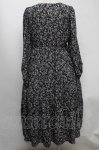 画像2: Maison de FLEUR Petite Robe / カシュクールワンピース  黒 S-25-07-22-044-EL-OP-AS-ZT252 (2)