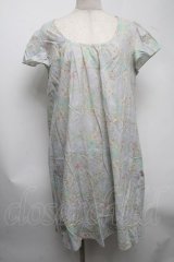 franche lippee black / リスと小花ワンピース  グレー S-25-07-22-047-LO-OP-AS-ZS