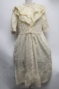 Jane Marple / Harmonyラッフルドレス M イエロー S-25-07-22-049-JM-OP-SZ-ZS