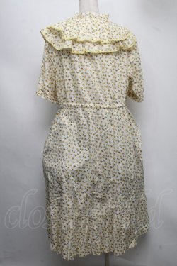 画像2: Jane Marple / Harmonyラッフルドレス M イエロー S-25-07-22-049-JM-OP-SZ-ZS