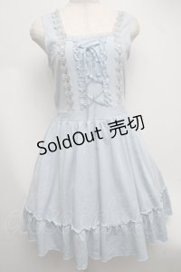 axes femme / ワンピース  サックス S-25-07-22-050-AX-TO-AS-ZI