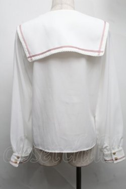 画像2: Amavel / 襟刺繍ブラウス  オフｘピンク S-25-07-22-054-CA-JA-AS-ZS