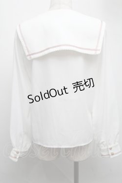 画像2: Amavel / 襟刺繍ブラウス  オフｘピンク S-25-07-22-054-CA-JA-AS-ZS
