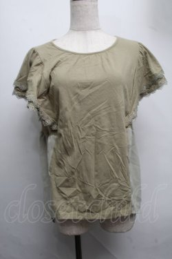 画像1: axes femme / トップス  カーキ S-25-07-22-055-AX-TO-AS-ZS