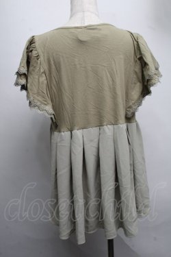 画像2: axes femme / トップス  カーキ S-25-07-22-055-AX-TO-AS-ZS
