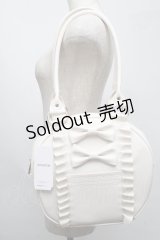 axes femme kawaii / ツインリボンラウンドバッグ  キナリ S-25-07-22-007-AX-BG-AS-ZS