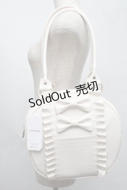 画像1: axes femme kawaii / ツインリボンラウンドバッグ  キナリ S-25-07-22-007-AX-BG-AS-ZS