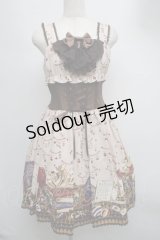 ALICE and the PIRATES / 天幕裏の赤ずきん柄ジャンパースカートII  ベージュ S-25-07-22-063-PA-OP-AS-ZS