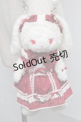 BABY,THE STARS SHINE BRIGHT / ベビードールなうさくみゃちゃんポシェット  白ｘワイン S-25-07-22-008-BA-ZA-AS-ZS