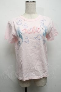 MILK / マーメイドTee  ピンク S-25-07-22-012-ML-TO-AS-ZS