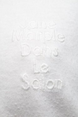 画像3: Jane Marple Dans Le Salon / 刺繍無地カットソー  白 S-25-07-22-015-JM-TO-HR-ZS