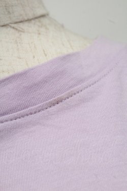 画像4: Jane Marple Dans Le Salon / 刺繍無地カットソー  ラベンダー S-25-07-22-016-JM-TO-HR-ZS