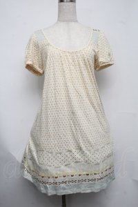 Franche Lippee / 肉球カットソーワンピース  オフ S-25-07-22-024-LO-OP-AS-ZS