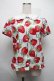 画像1: Jane Marple / Strawberry Meets Logoブラウス  白 S-25-07-22-026-JM-TO-AS-ZS (1)