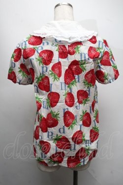 画像2: Jane Marple / Strawberry Meets Logoブラウス  白 S-25-07-22-026-JM-TO-AS-ZS