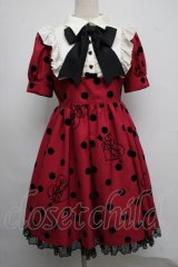 Angelic Pretty / Dolly Dotワンピース  ワイン S-25-07-22-032-AP-OP-AS-ZS