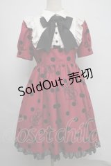 Angelic Pretty / Dolly Dotワンピース  ワイン S-25-07-22-032-AP-OP-AS-ZS