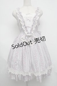 BABY,THE STARS SHINE BRIGHT / Dobby rosebudジャンパースカート  ラベンダー S-25-07-22-035-BA-OP-AS-ZS