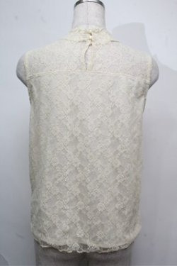 画像2: axes femme / レースタンク  オフ S-25-07-26-004-AX-TO-AS-ZS