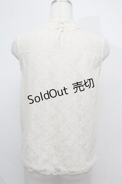 画像2: axes femme / レースタンク  オフ S-25-07-26-004-AX-TO-AS-ZS