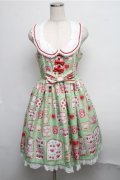 Angelic Pretty / Sunny Day Brunchジャンパースカート - グリーン S-25-07-26-045-AP-OP-SZ-ZS