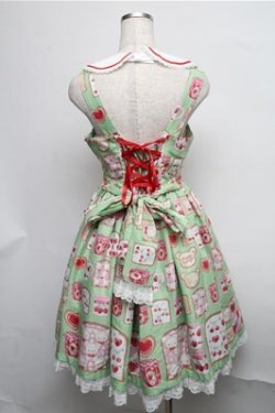 画像2: Angelic Pretty / Sunny Day Brunchジャンパースカート - グリーン S-25-07-26-045-AP-OP-SZ-ZS