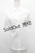 Swankiss / レースデザイン肩開きブラウス  白 S-25-07-26-002-CA-TO-AS-ZS