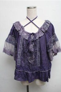 axes femme / トップス  紫 S-25-07-26-020-AX-TO-AS-ZS