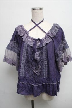 画像1: axes femme / トップス  紫 S-25-07-26-020-AX-TO-AS-ZS