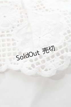 画像3: Swankiss / レースデザイン肩開きブラウス  白 S-25-07-26-002-CA-TO-AS-ZS