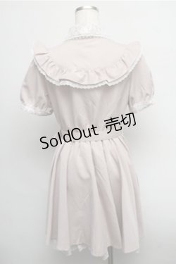 画像2: Secret Honey / ヨークフリル襟レースワンピース  ピンク S-25-07-26-032-CA-OP-HR-ZT489