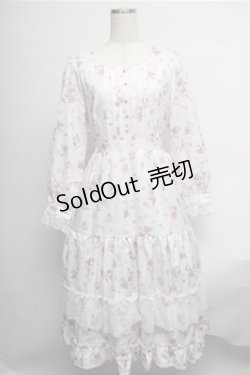 画像1: axes femme / SAKURAティアードワンピース  ピンク S-25-07-26-034-AX-OP-AS-ZI