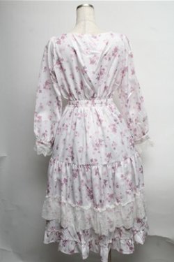 画像2: axes femme / SAKURAティアードワンピース  ピンク S-25-07-26-034-AX-OP-AS-ZS