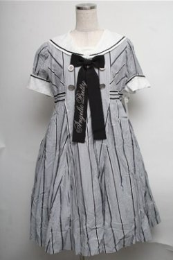 画像1: Angelic Pretty / Sophie Marineワンピース  グレー S-25-07-26-037-AP-OP-ET-ZS