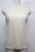 axes femme / レースタンク  オフ S-25-07-26-004-AX-TO-AS-ZS