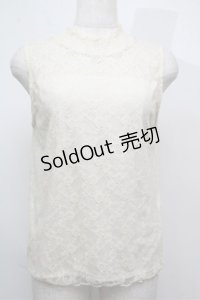 axes femme / レースタンク  オフ S-25-07-26-004-AX-TO-AS-ZS