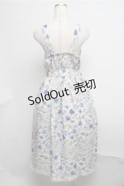 画像2: axes femme / パッチワークパンジー柄ジャンパースカート  オフ S-25-07-26-043-AX-OP-AS-ZS