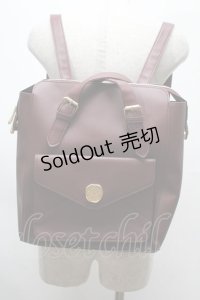 m petit by misako / AMリュック  ワイン S-25-07-28-013-LO-BG-AS-ZS
